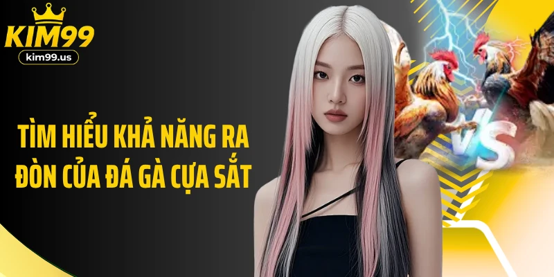 Tìm hiểu khả năng ra đòn của đá gà cựa sắt